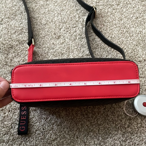 Guess Crossbody Bag | Two Colour Way - Red/Black - Picture 16 of 17